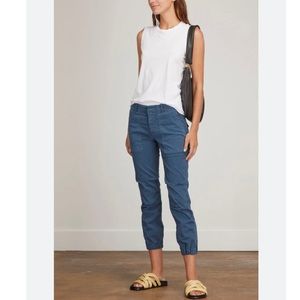 NWT nili lotan cropped military pant teal blue size 8